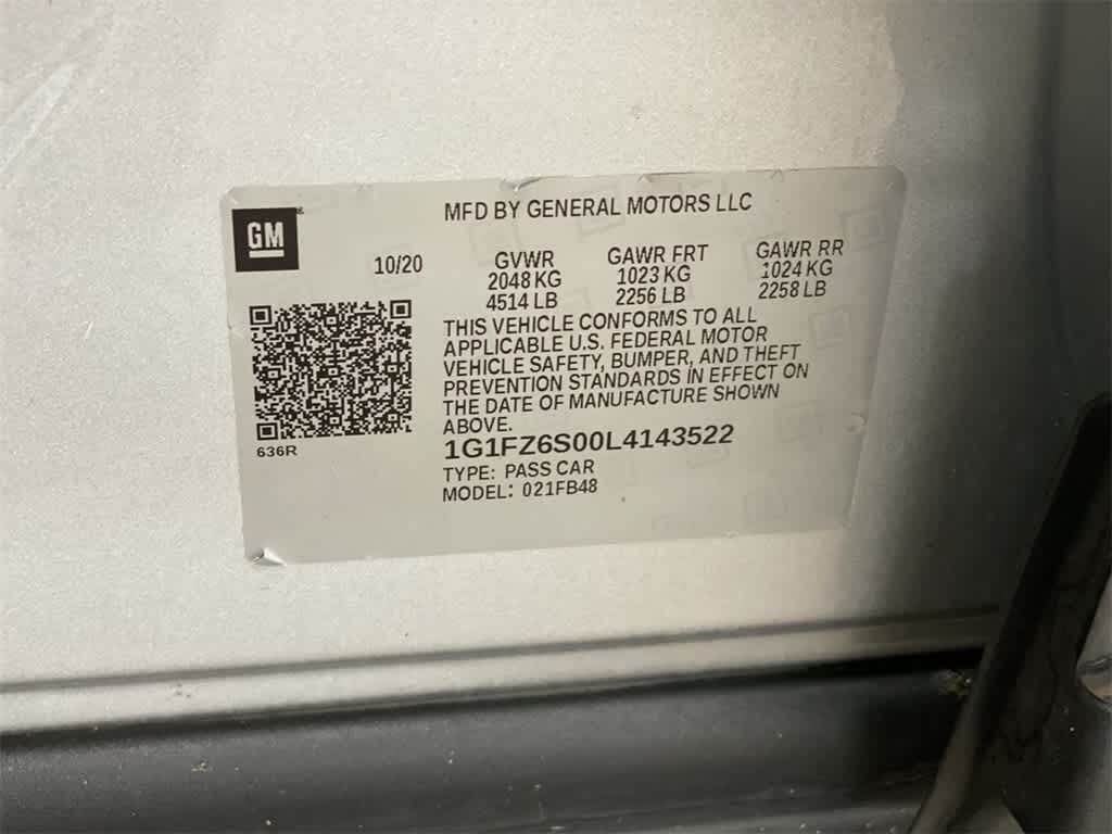 2020 Chevrolet Bolt EV Premier