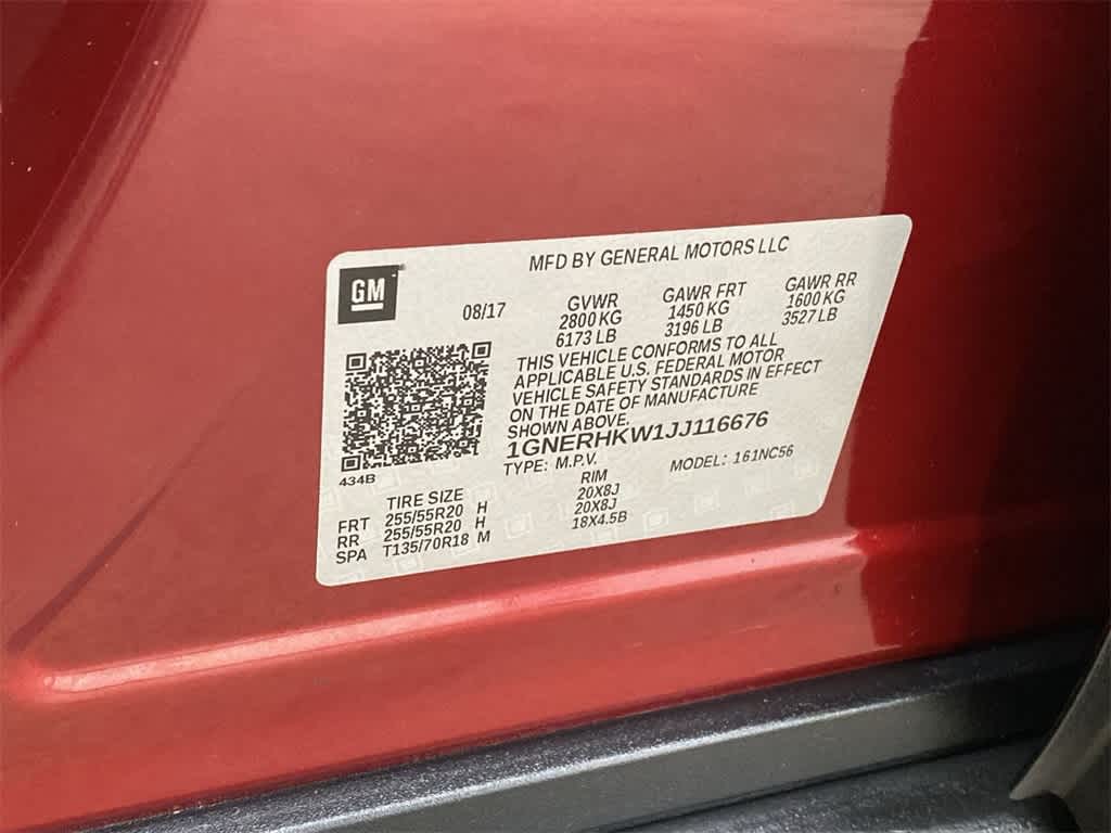 2018 Chevrolet Traverse LT Leather