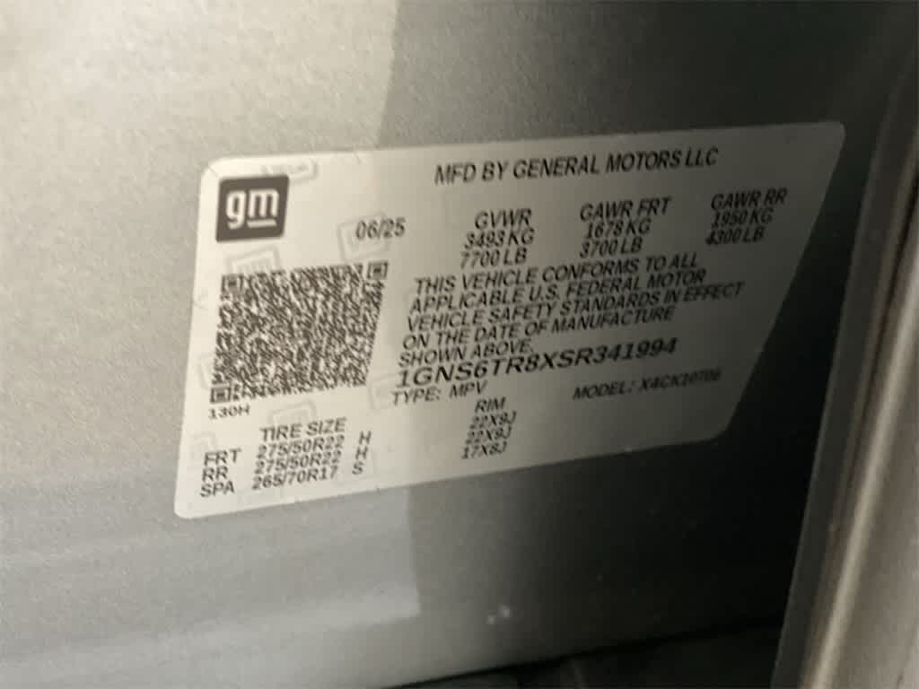 2025 Chevrolet Tahoe High Country