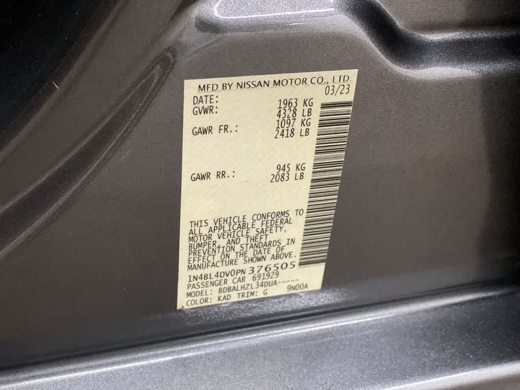 2023 Nissan Altima 2.5 SV