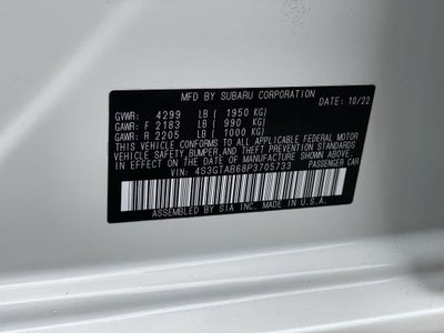 2023 Subaru Impreza BASE