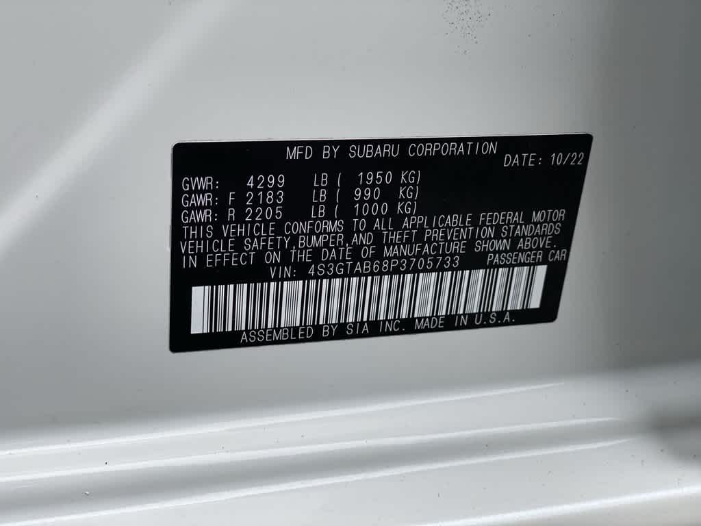 2023 Subaru Impreza BASE