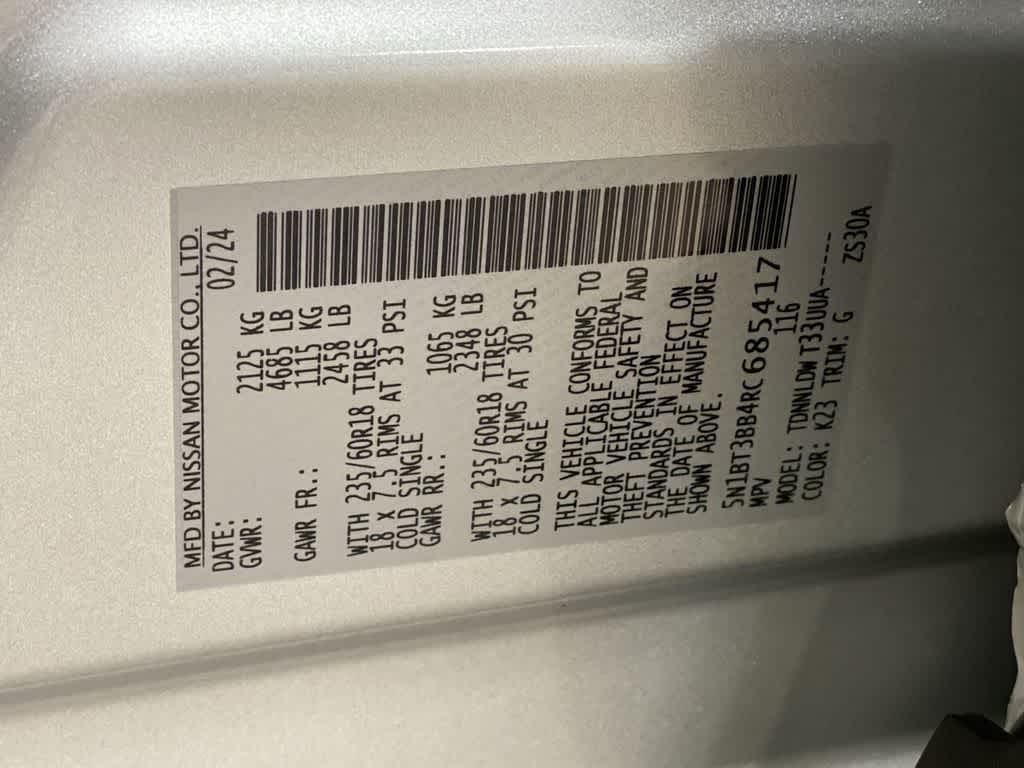 2024 Nissan Rogue SV