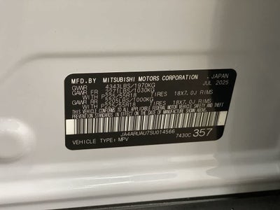 2025 Mitsubishi Outlander Sport S