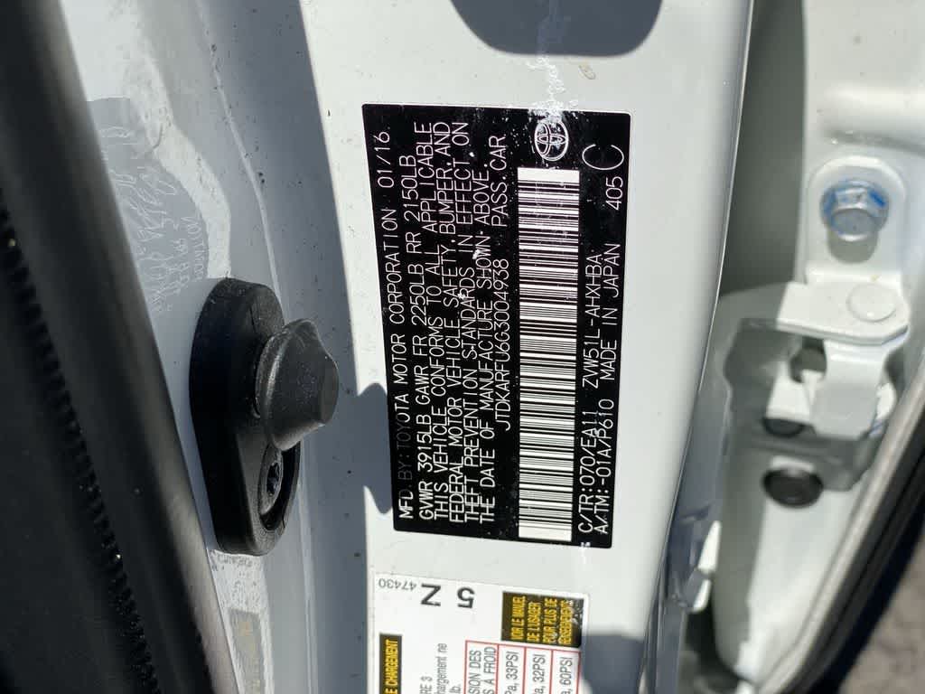 2016 Toyota Prius Four