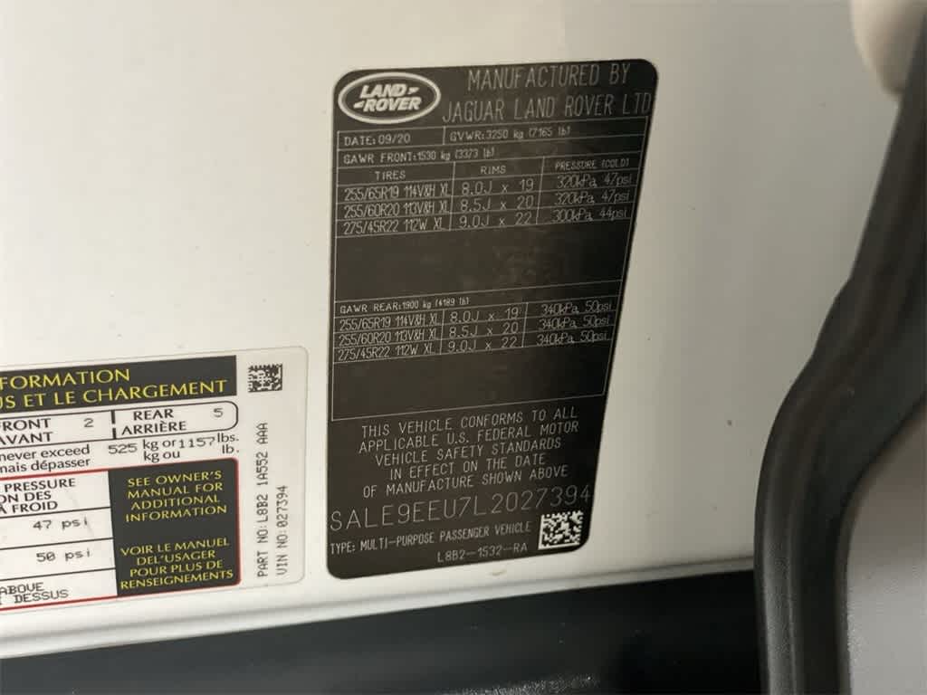 2020 Land Rover Defender HSE