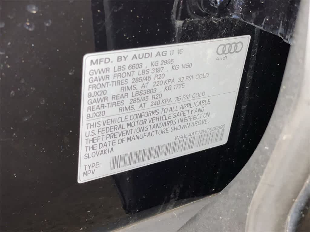 2017 Audi Q7 Premium Plus