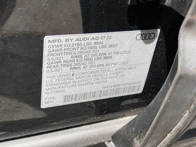 2023 Audi SQ7 Prestige