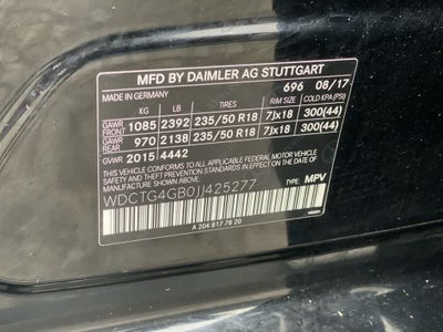 2018 Mercedes-Benz GLA GLA 250