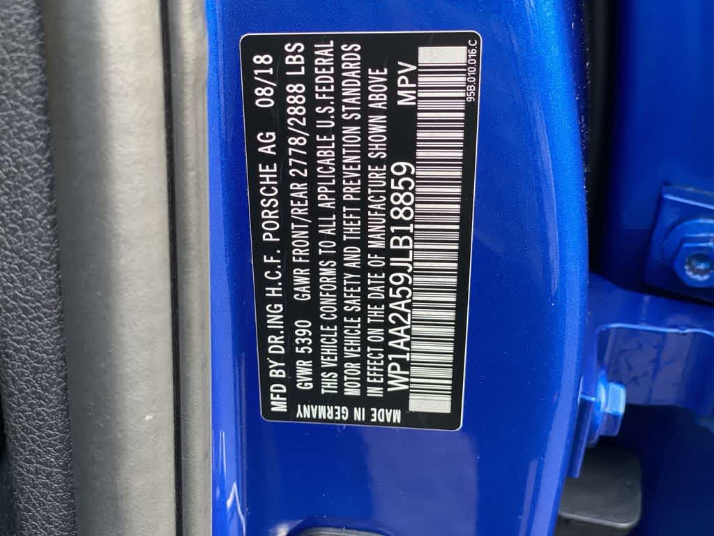 2018 Porsche Macan NA